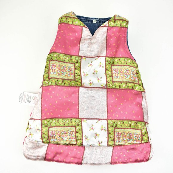 DIOR Blue Denim & Logo Reversible Sleeveless Dress - Picture 8 of 10